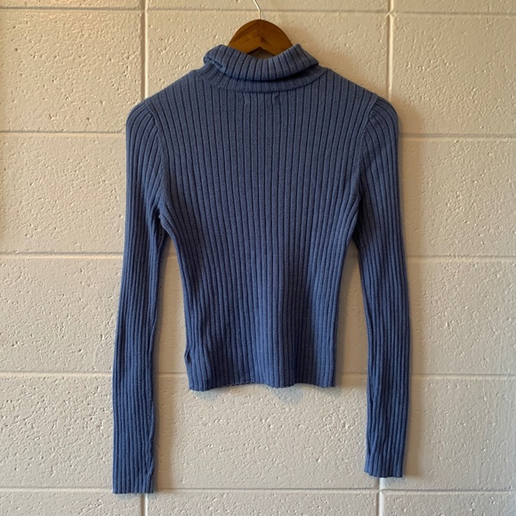 Blue Turtleneck Sweater - Picture 2 of 5
